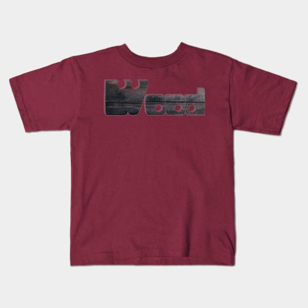 Wood Kids T-Shirt by afternoontees